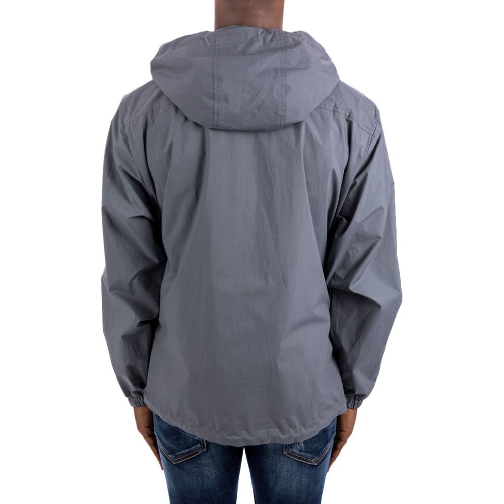 Gray Cotton Shell Jacket