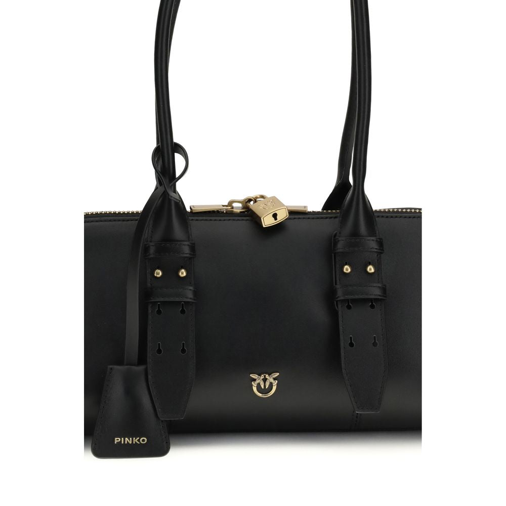 Black Calf Leather Bos Taurus Shoulder Bag