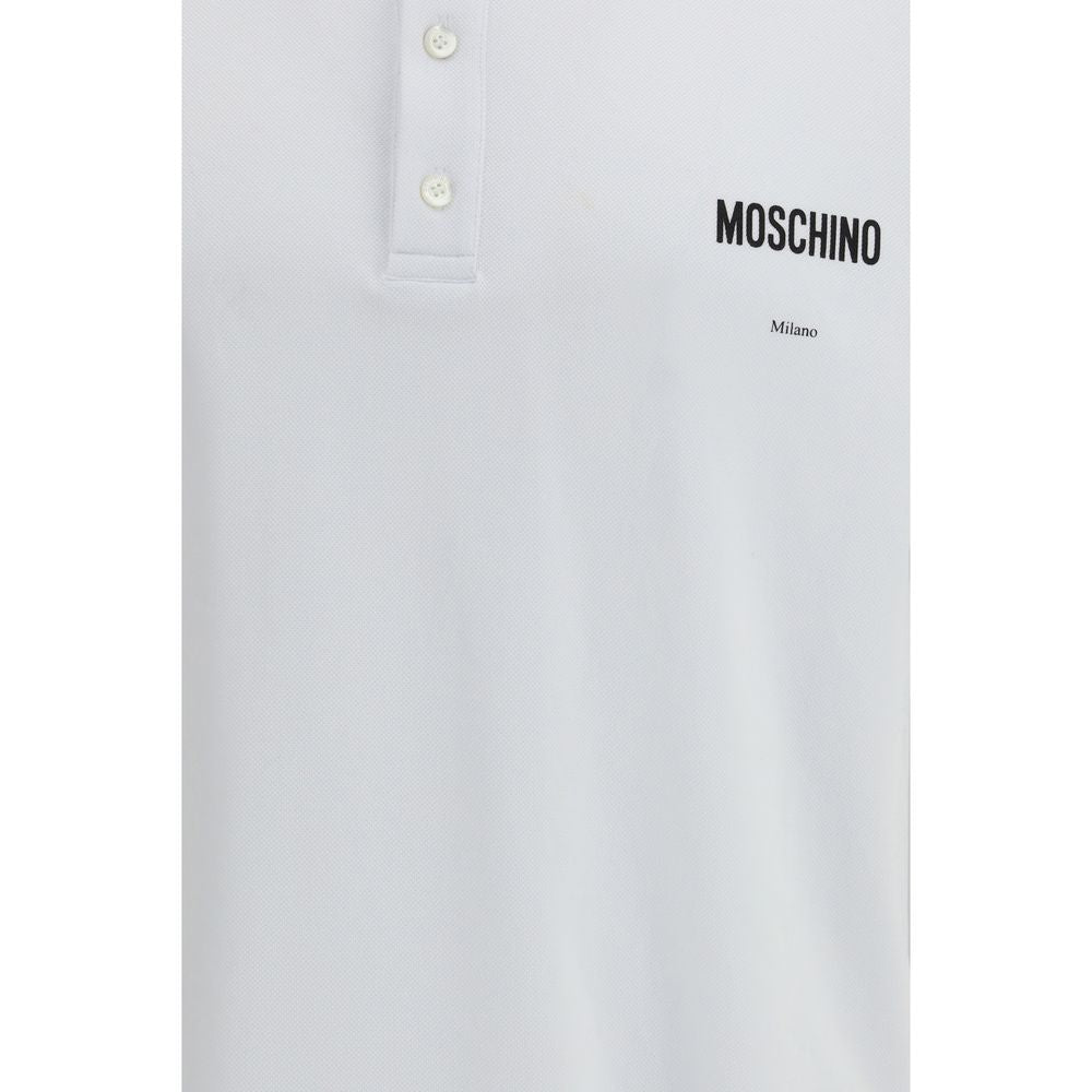 White Cotton Polo Shirt