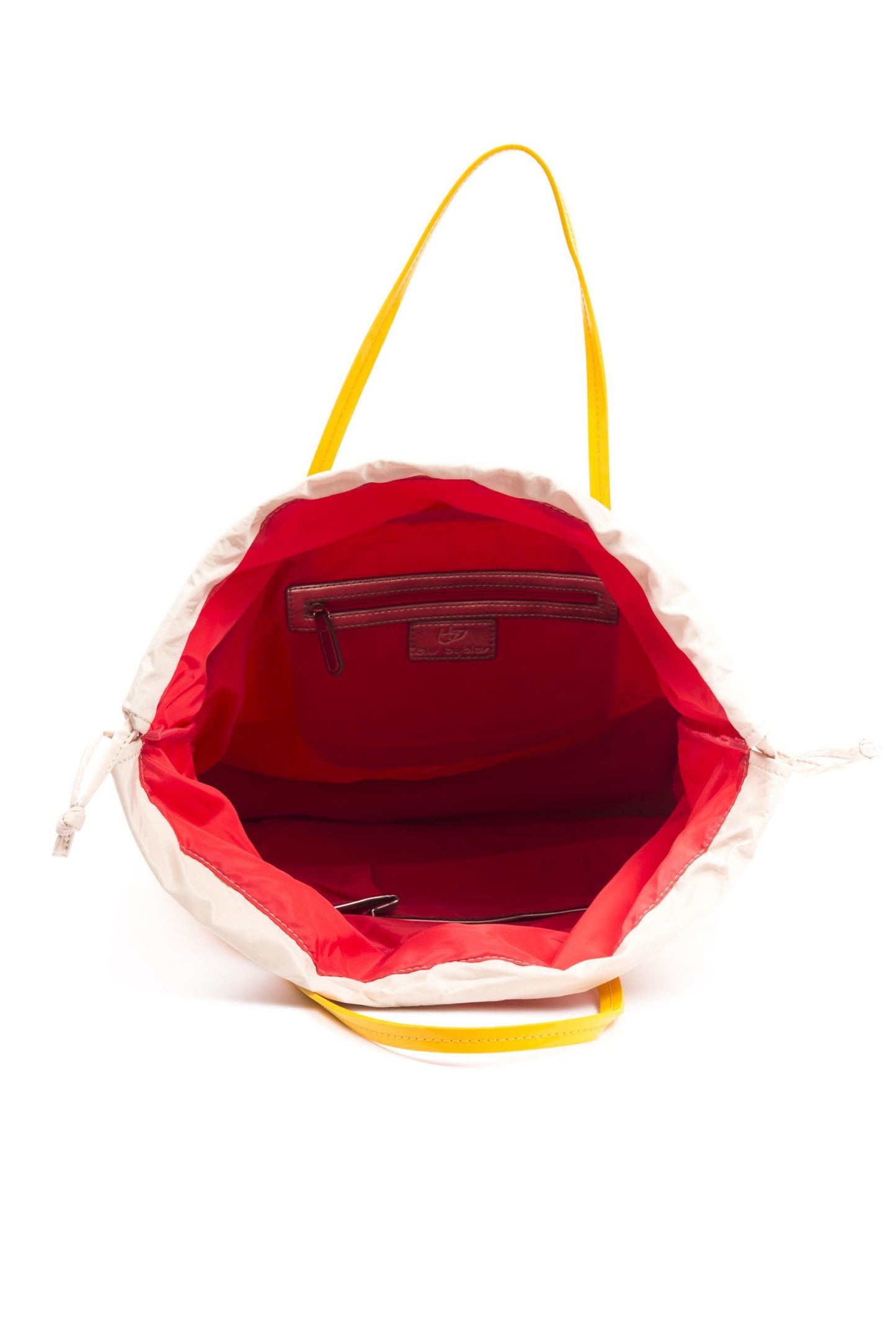 Yellow Polyester Women Shoulder Bag