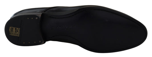 حذاء رسمي من الجلد الأسود