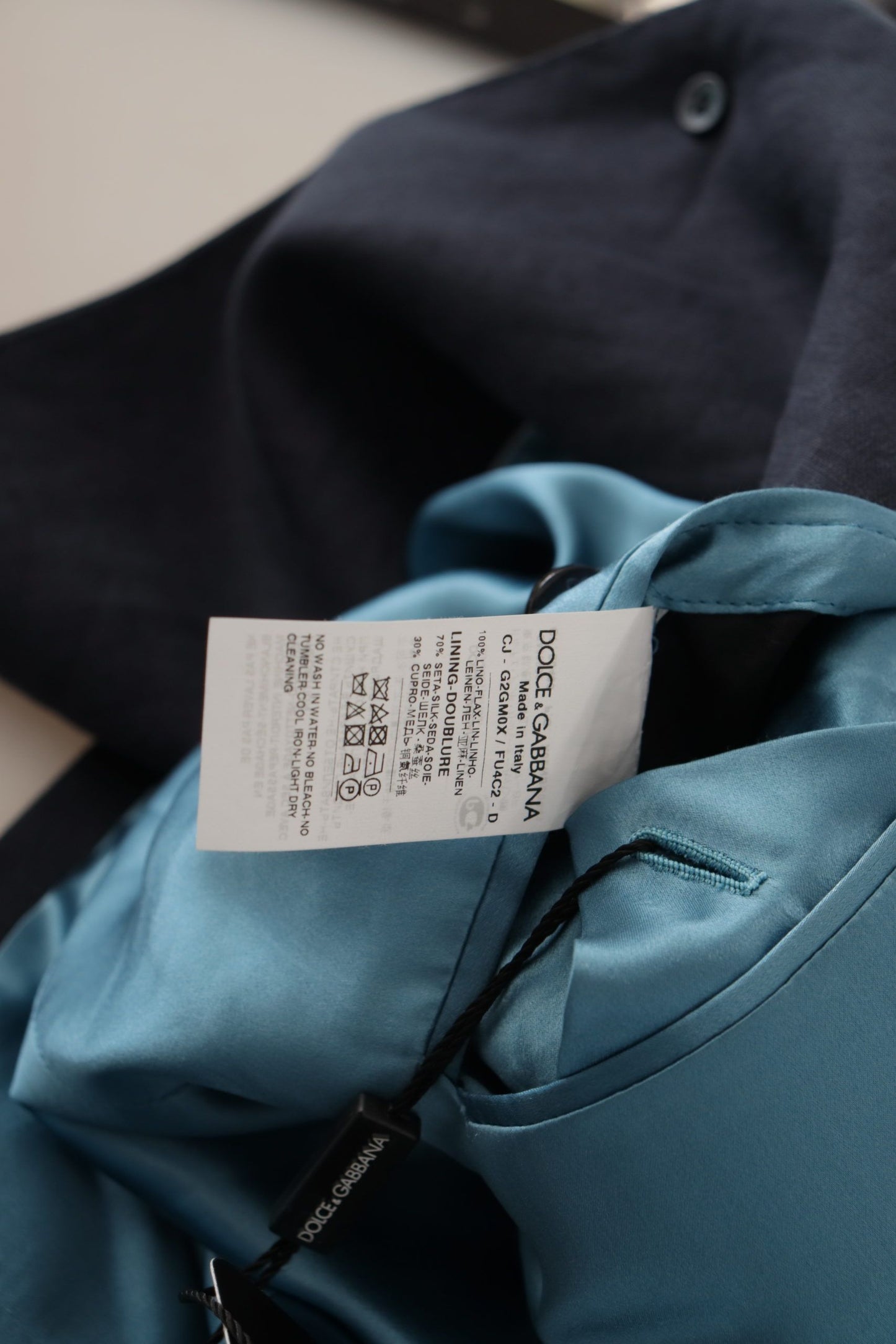 سترة معطف سترة ألتا سارتوريا باللون الأزرق الداكن