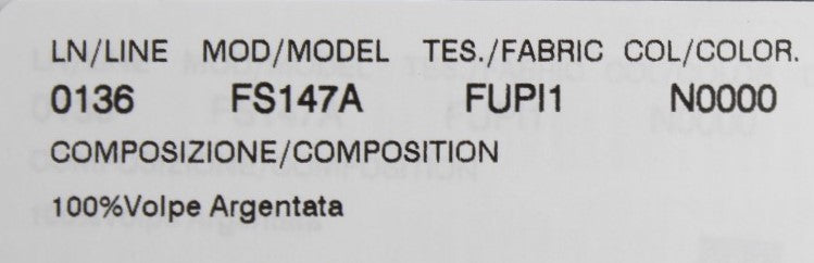 وشاح من فرو الثعلب الأسود