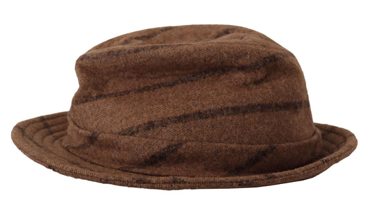 Brun Fedora Stribet Sommerhat
