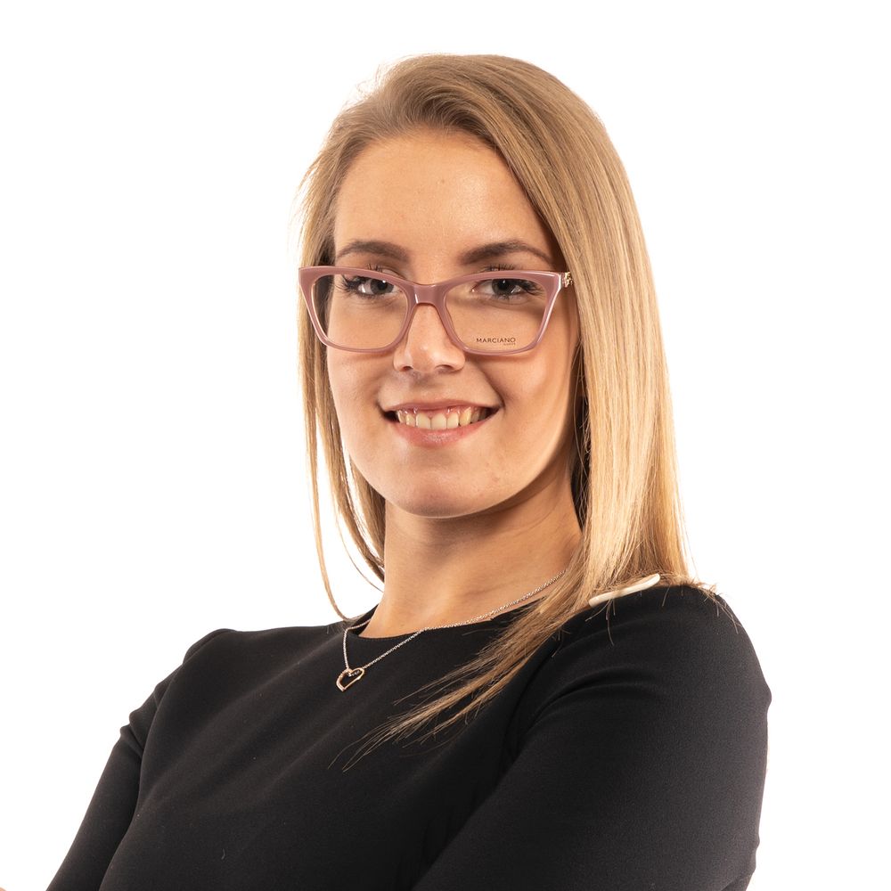 Lyserøde optiske brillestel til kvinder