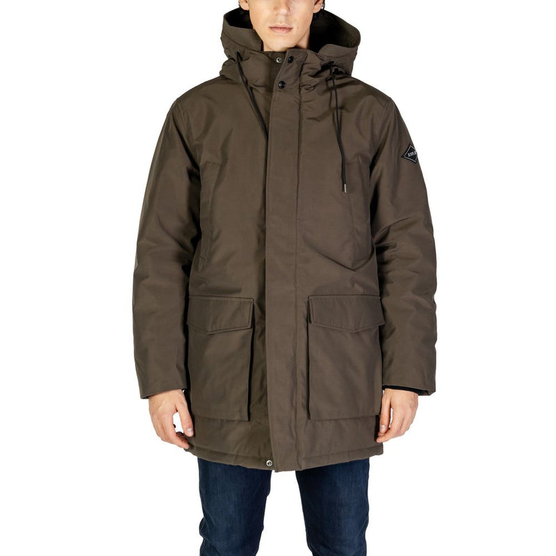 Green Polyamide Parka
