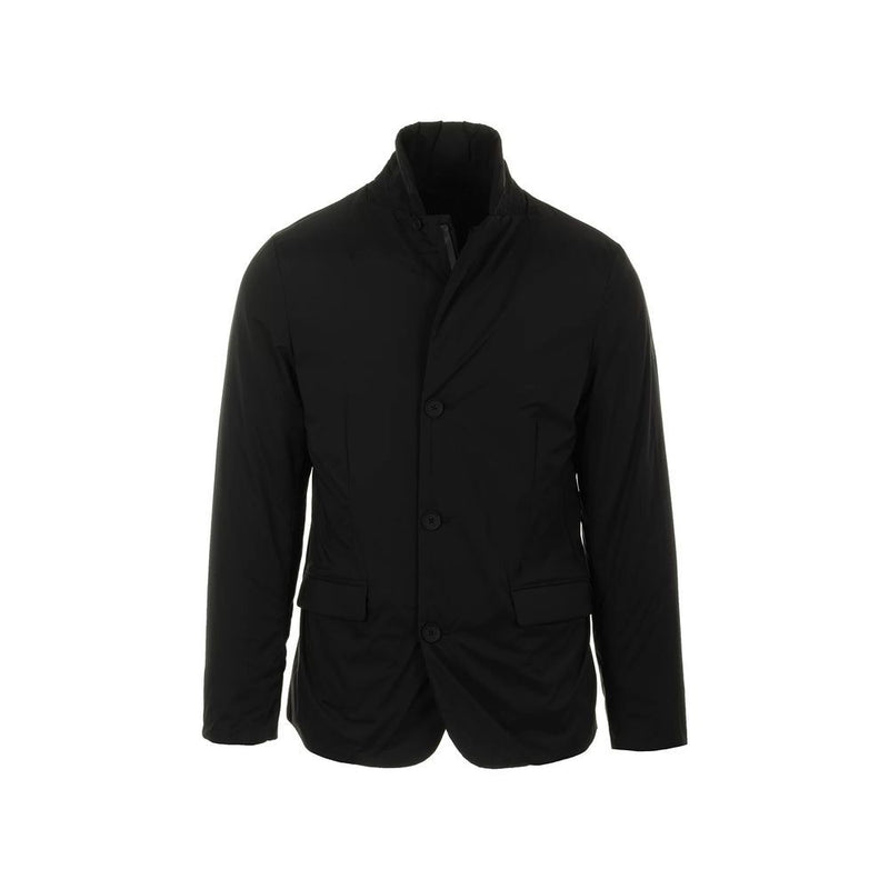 Black Polyester Coat