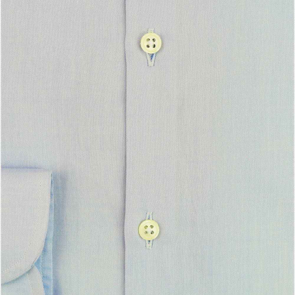 قميص رجالي قطني أزرق فاتح