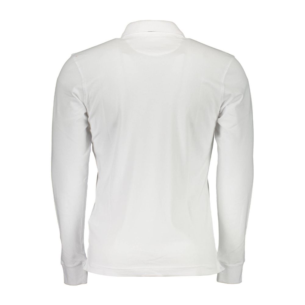 Elegant polo med slim fit og broderidetaljer