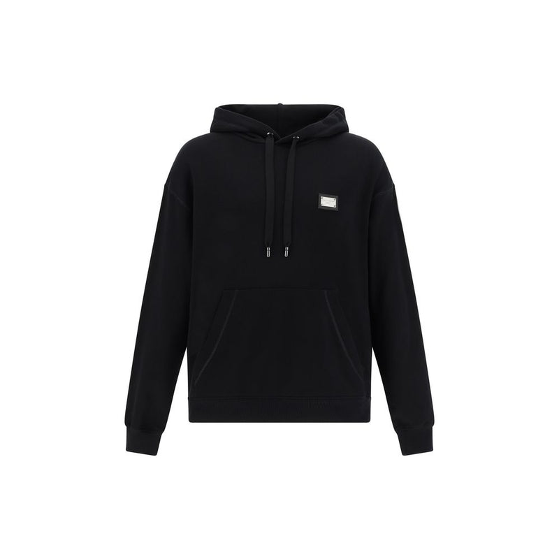 Black Cotton Sweatshirt