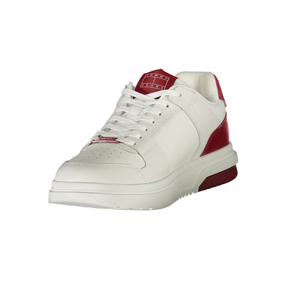Red Polyester Sneaker