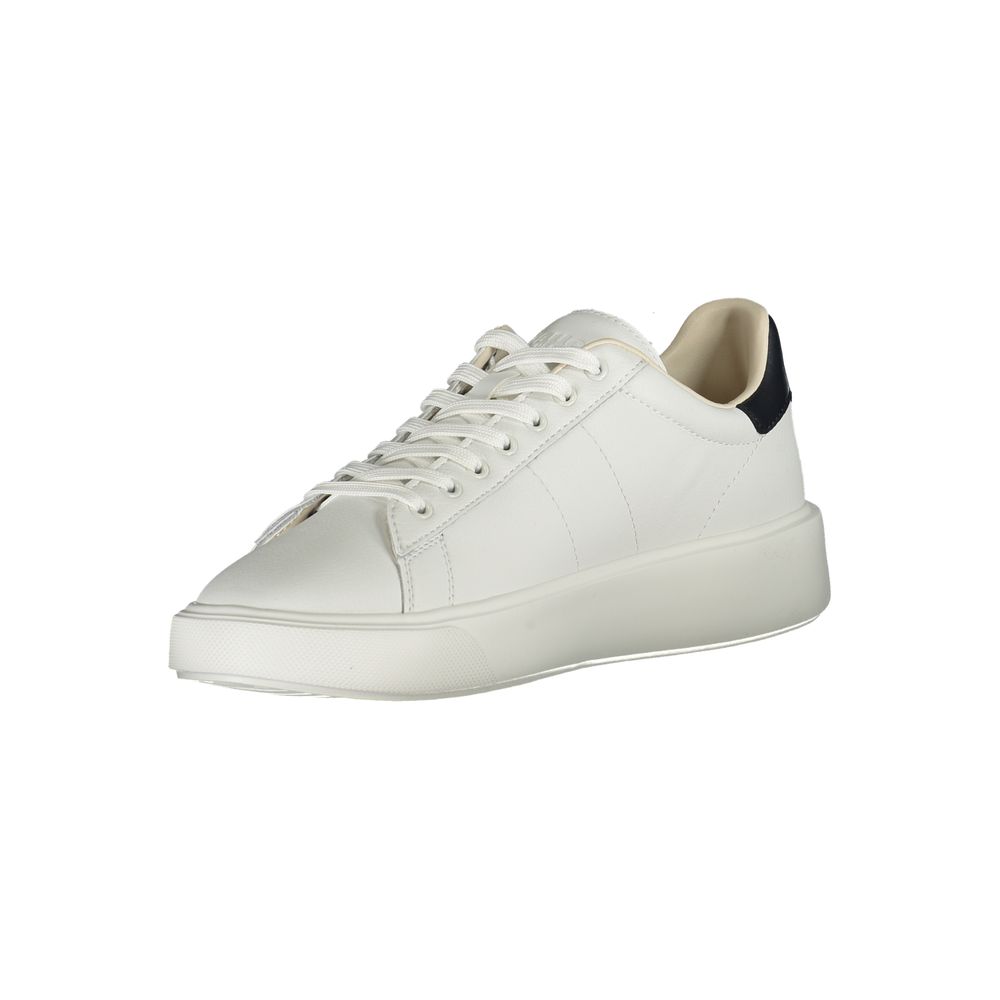 White Polyester Sneaker