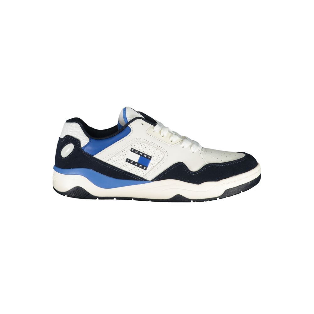 Blå polyester-sneaker
