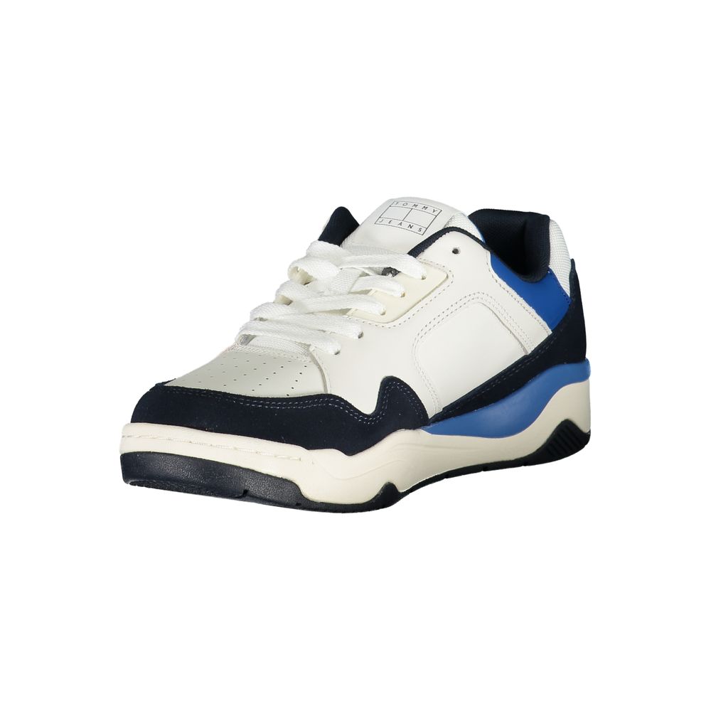 Blå polyester-sneaker