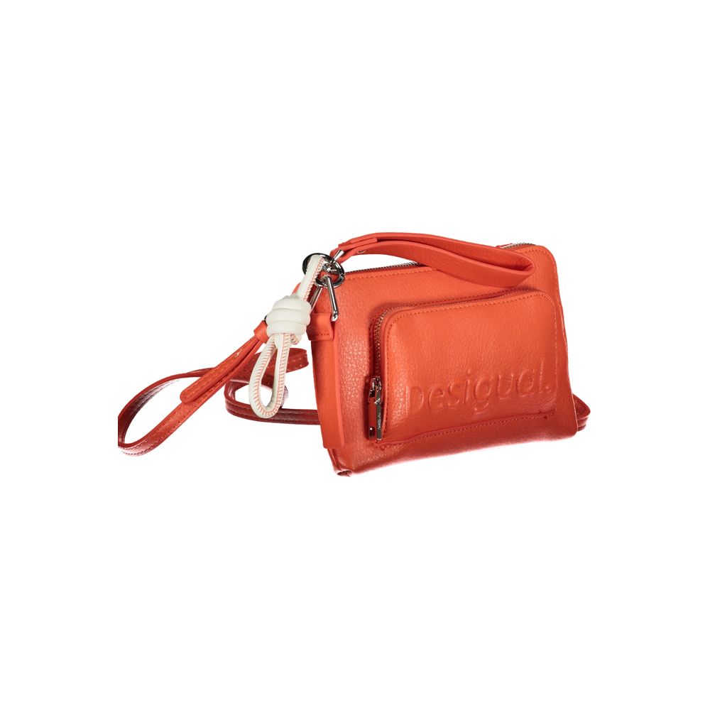 Pink polyethylen håndtaske