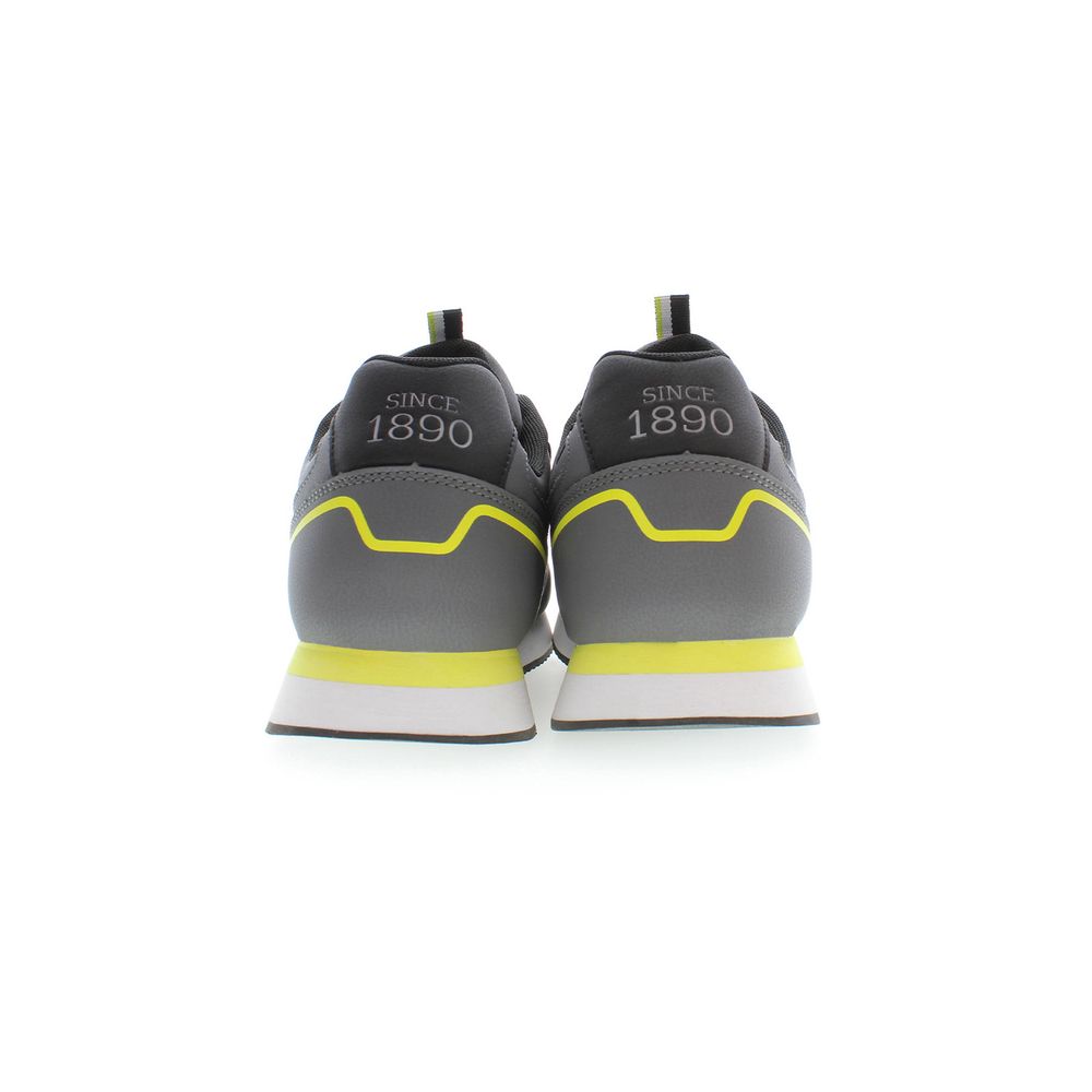 Gray Polyester Sneaker