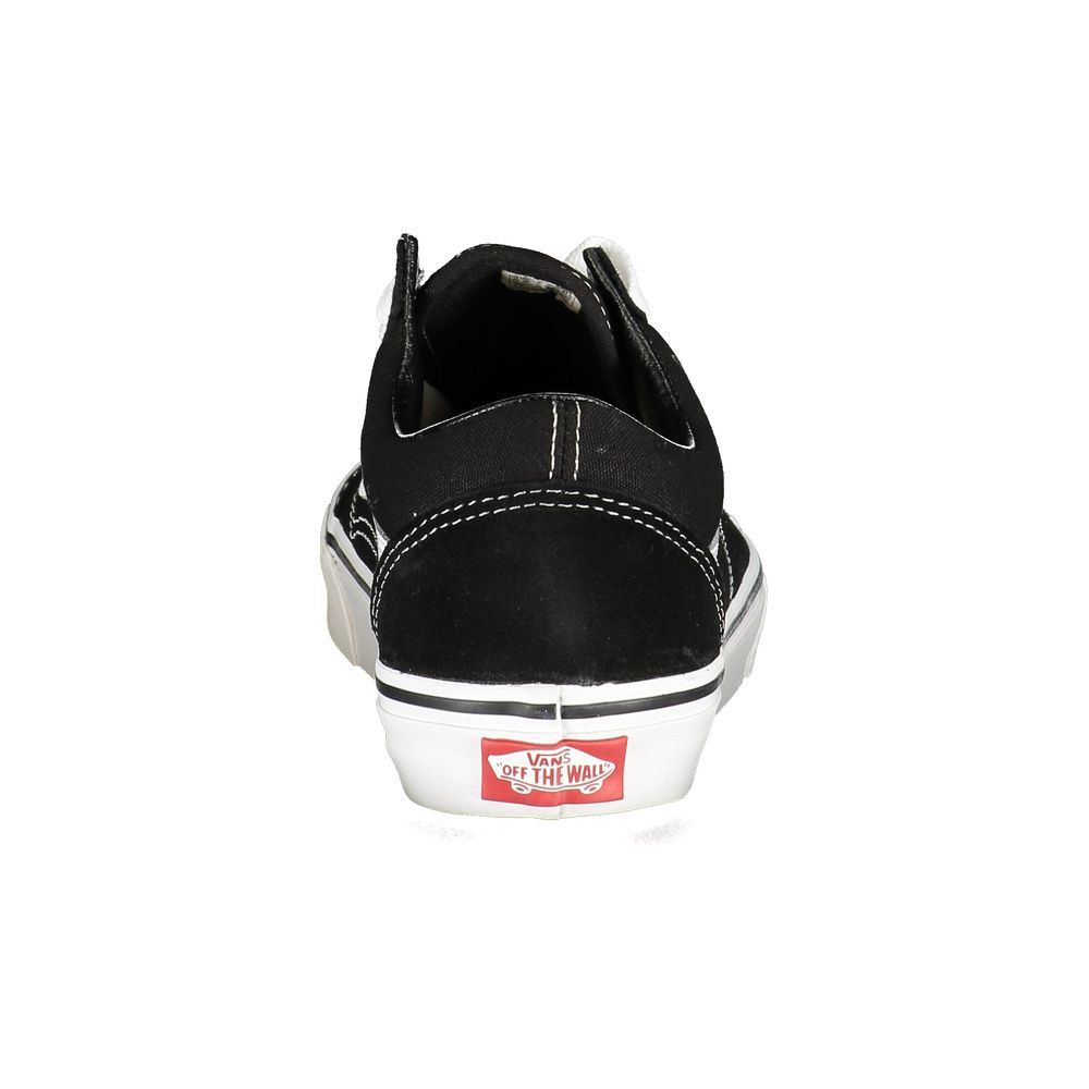 Black Polyester Sneaker