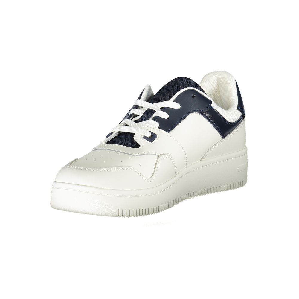 Blå lædersneaker til mænd
