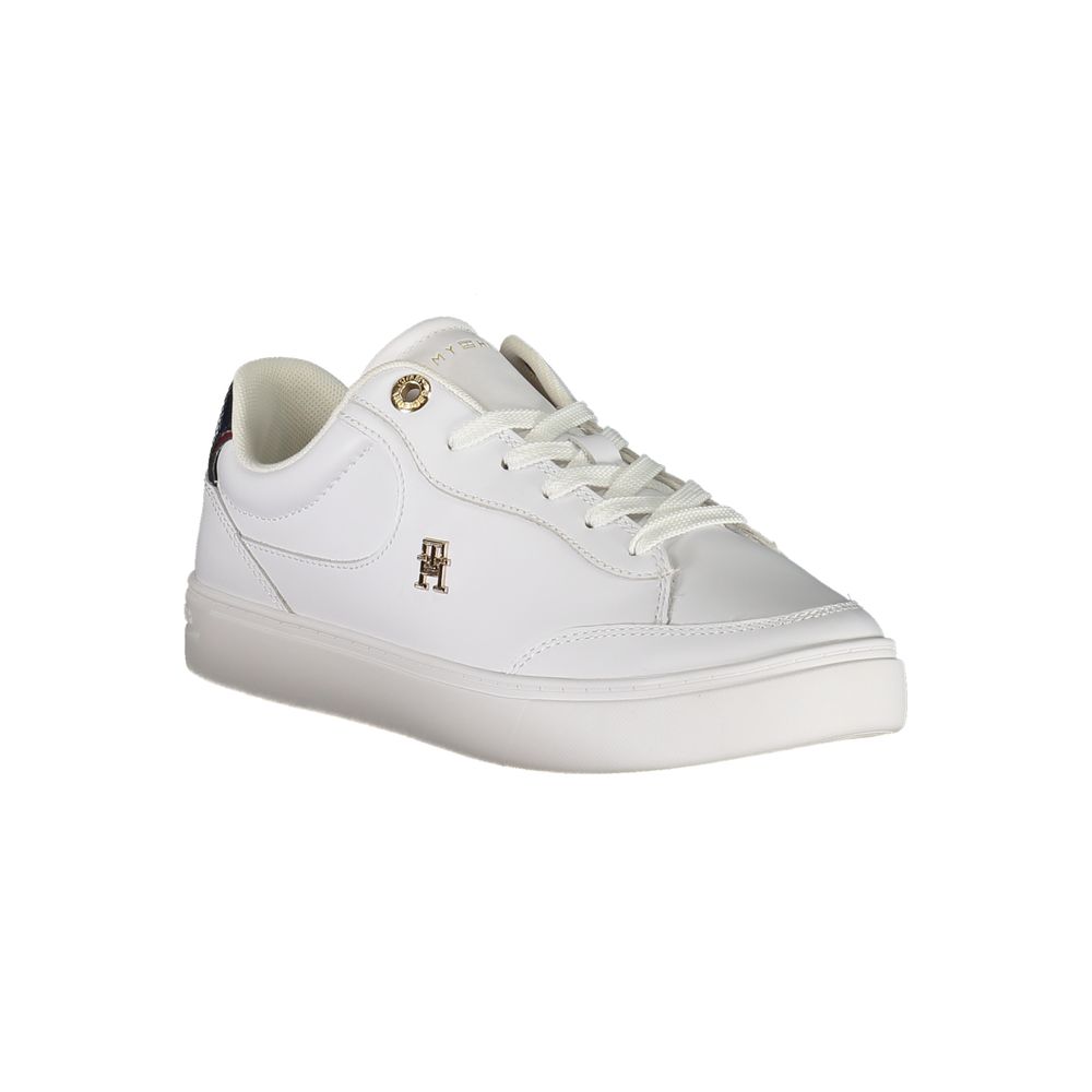 Hvide lædersneakers til kvinder