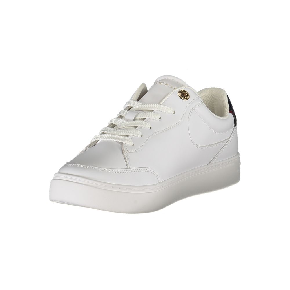 Hvide lædersneakers til kvinder