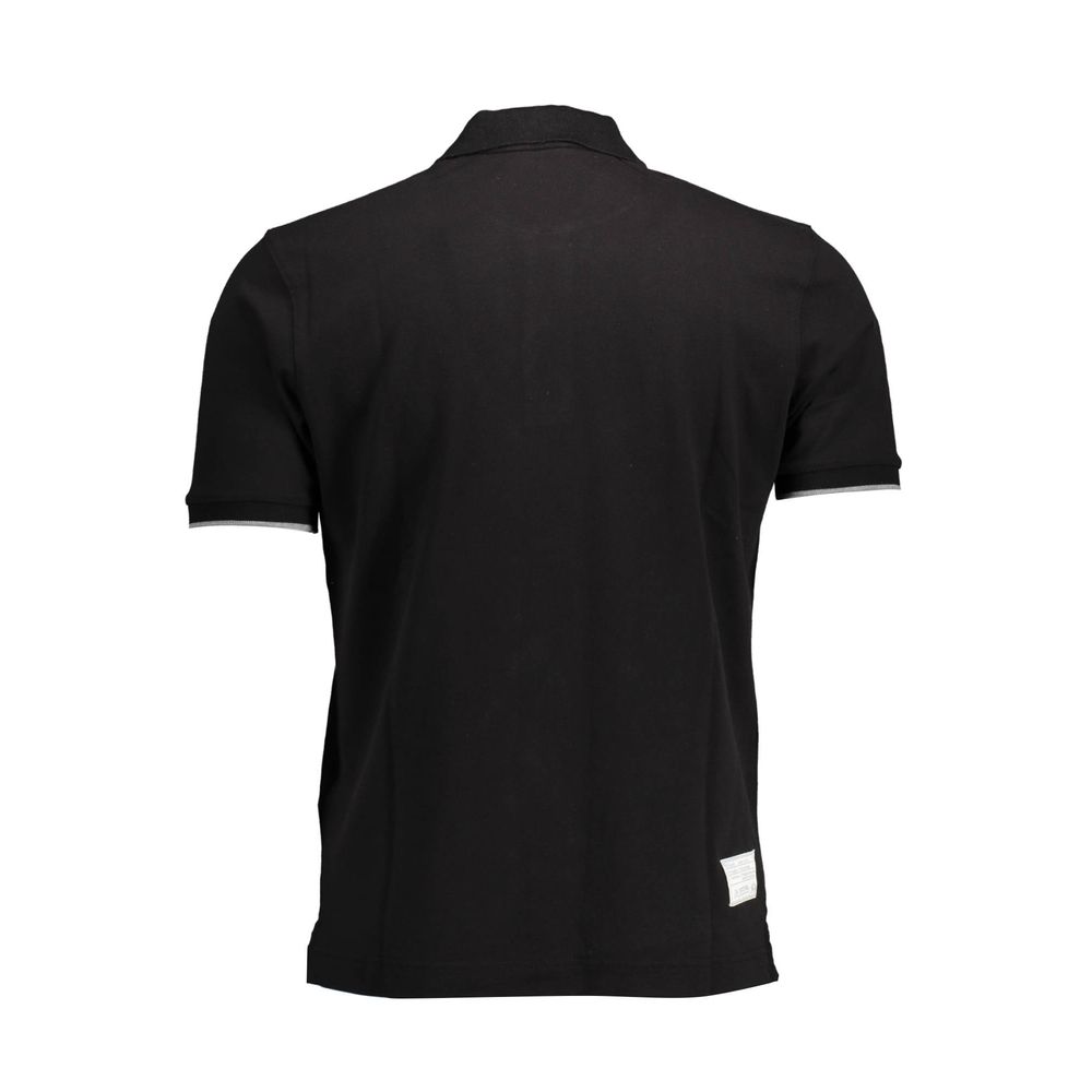 Elegant poloshirt med kontrastdetaljer
