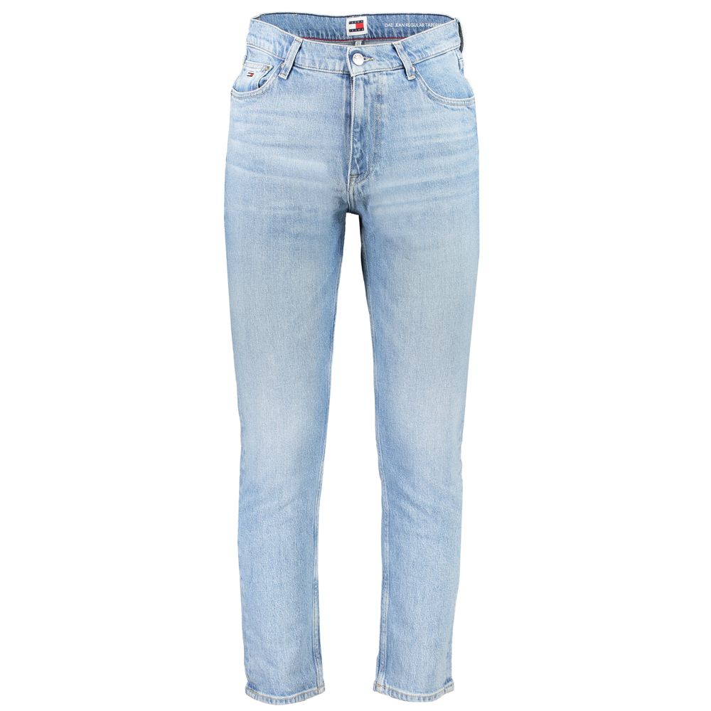 Lyseblå bomulds herrejeans