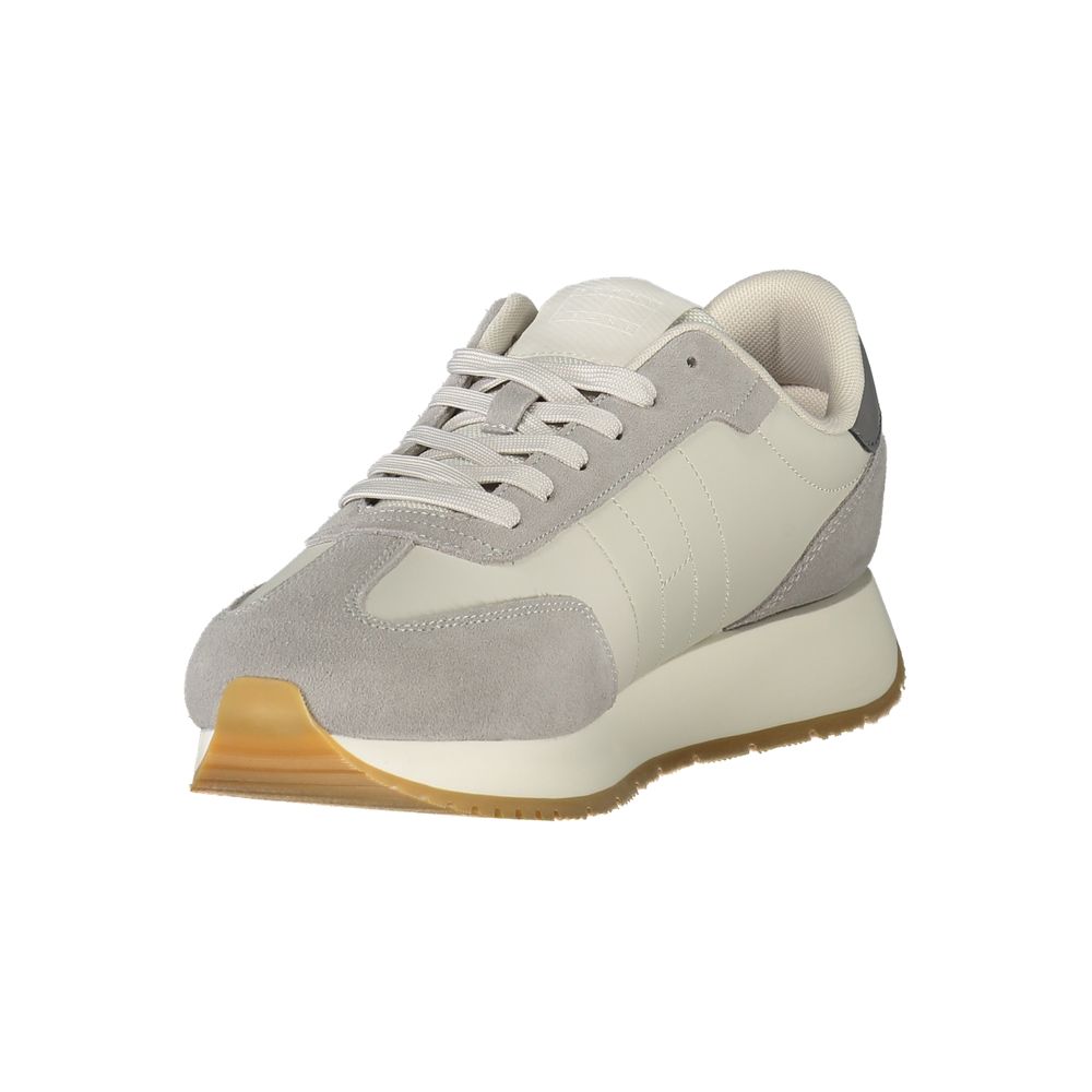 Gray Polyester Sneaker