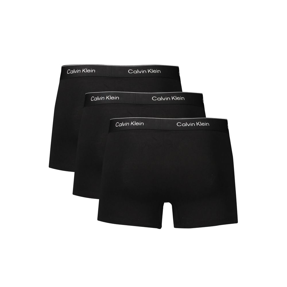 Black Cotton Men Underwear