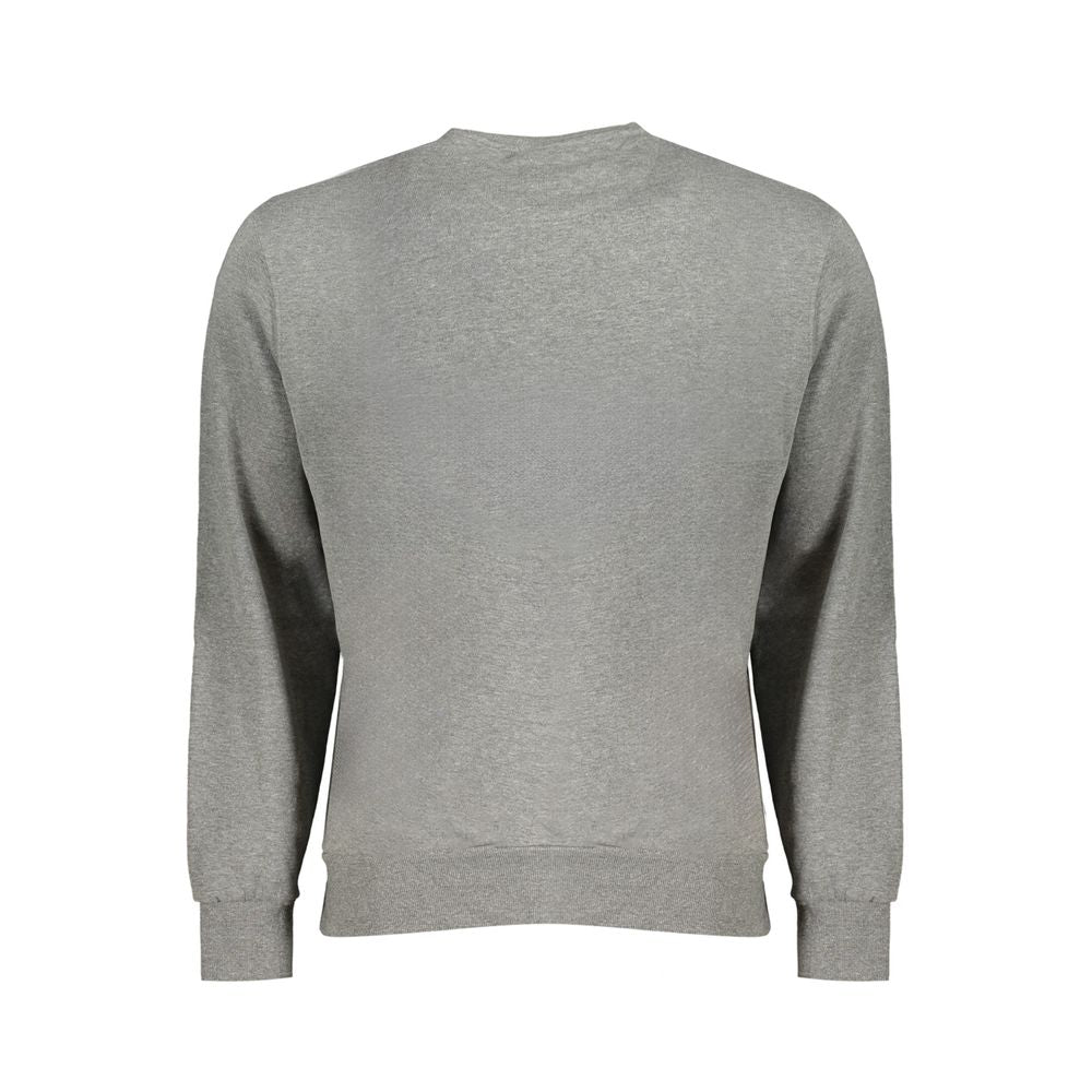 Gray Cotton Men Sweater
