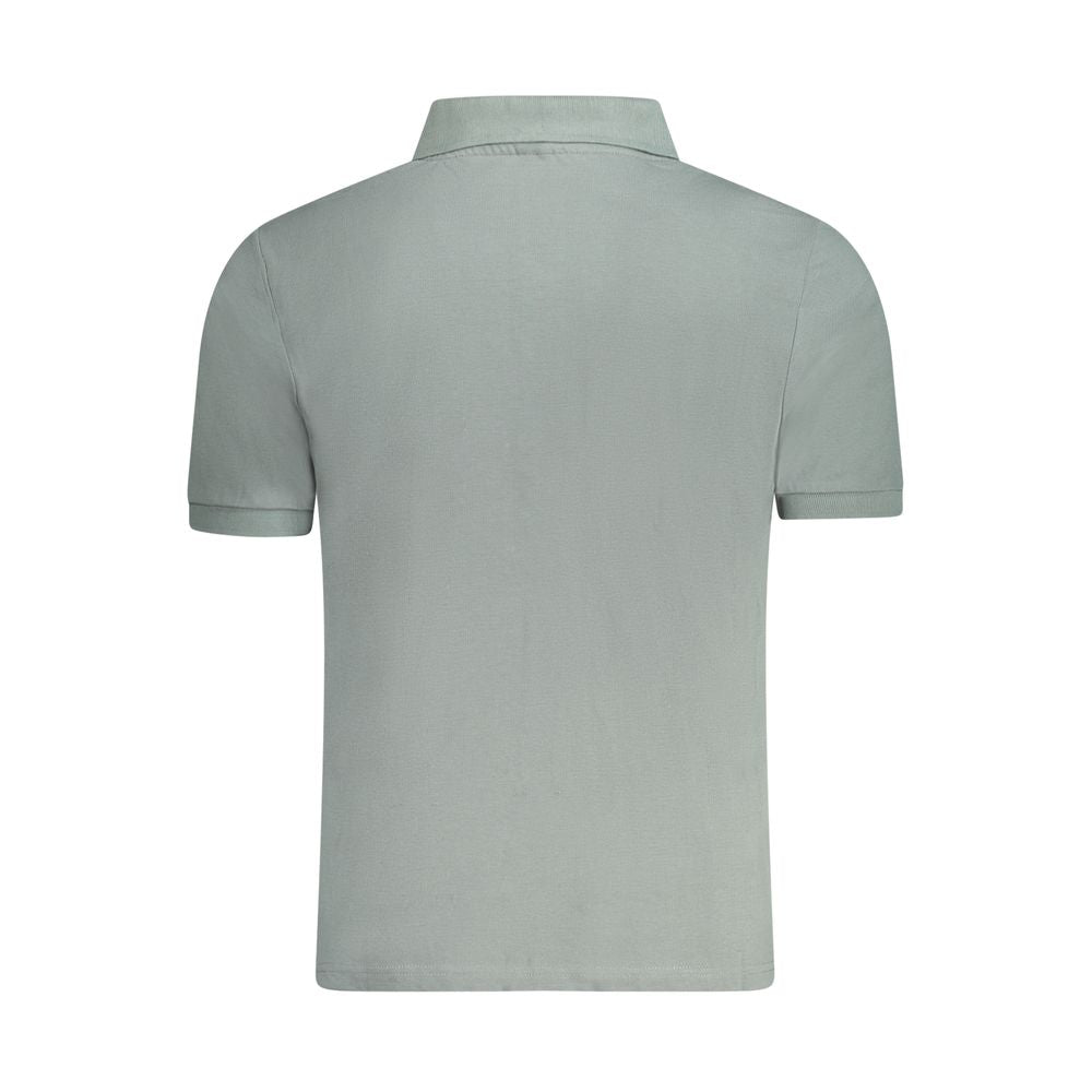 Grøn bomuldspoloshirt til mænd