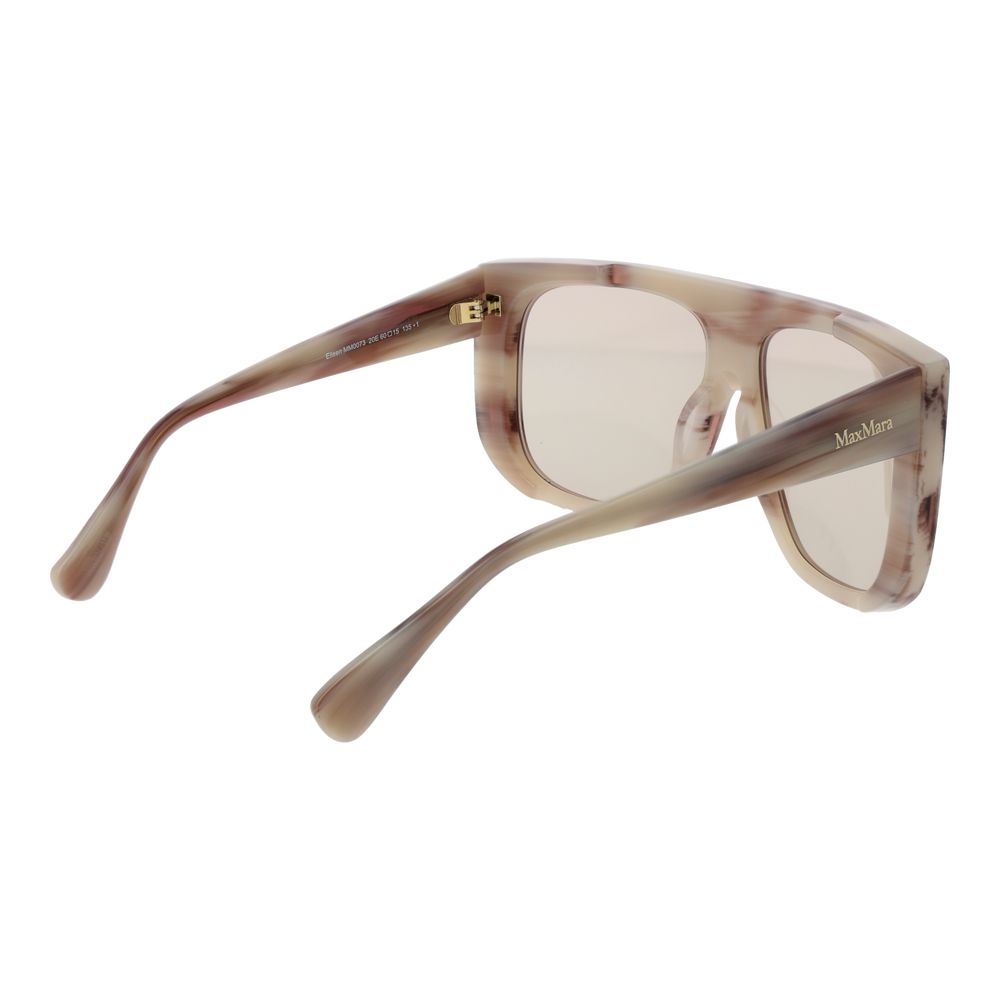 Beige Acetate Sunglasses
