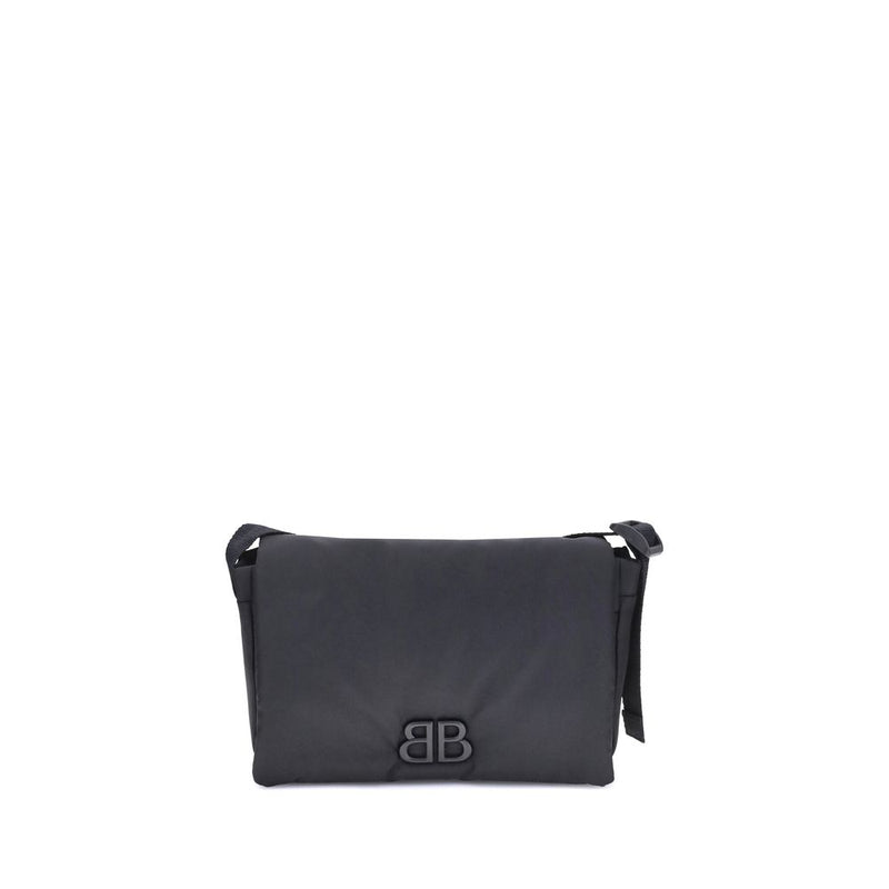 Black Polyamide Shoulder Bag