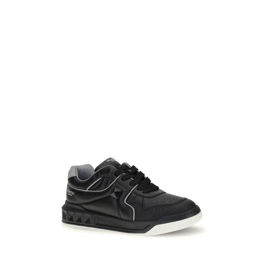 Black Calf Leather Bos Taurus Low Top Sneakers