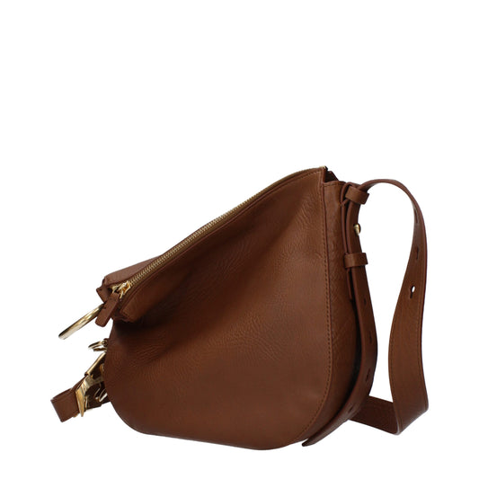 Brown Leather Crossbody Bag