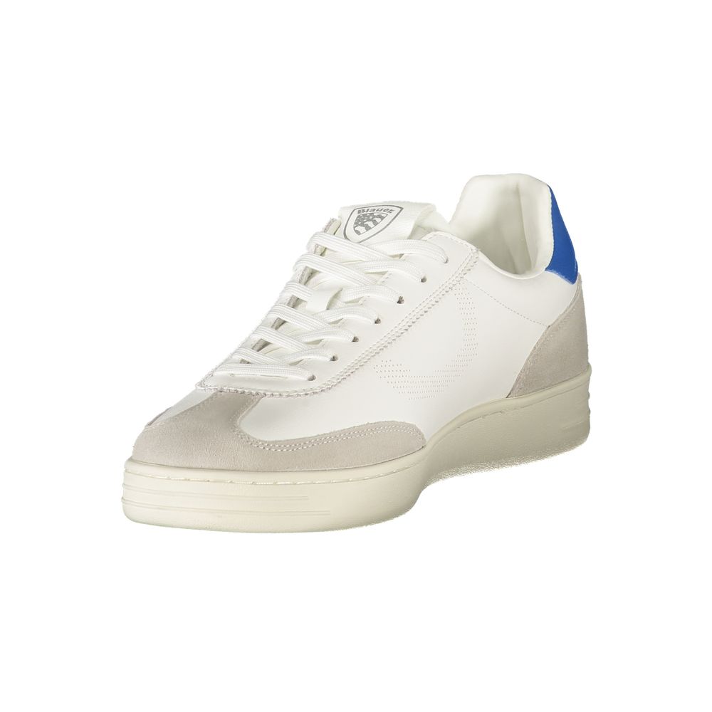 White Polyester Sneaker