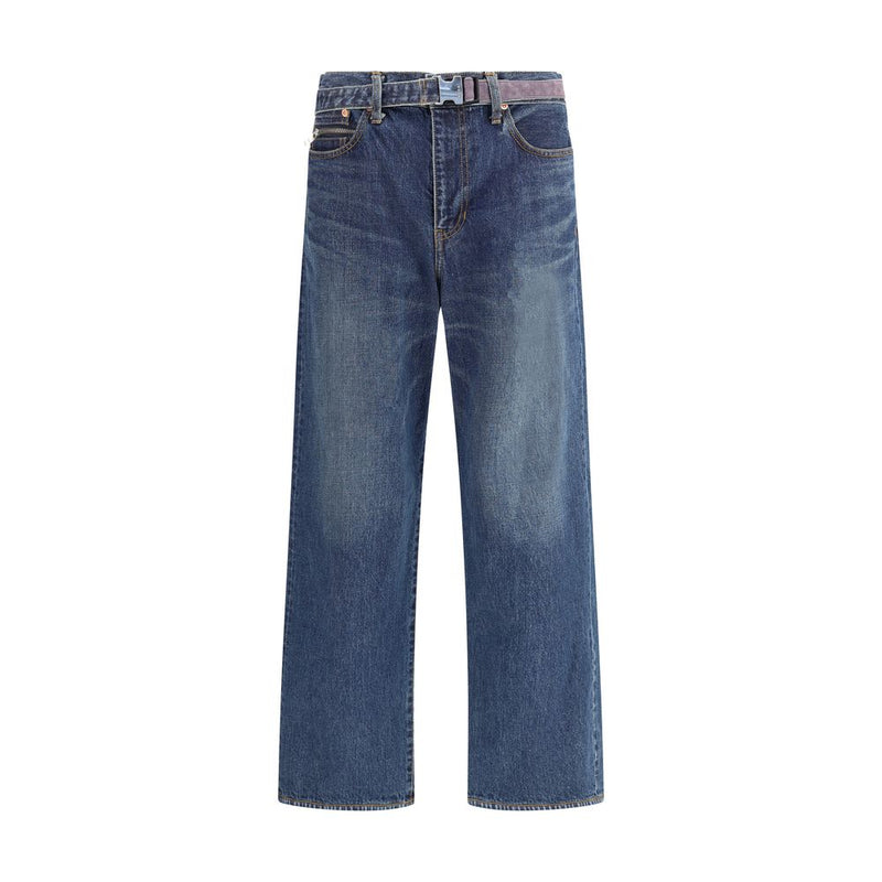 Blue Cotton Jeans Denim