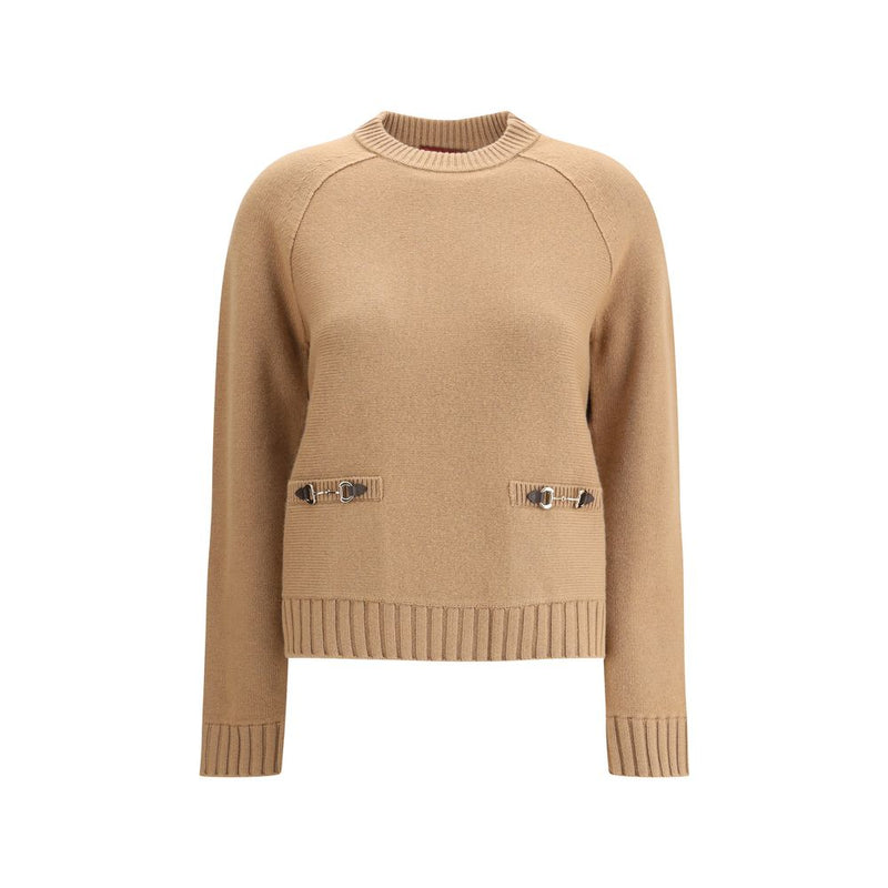 Beige Wool Sweatshirt