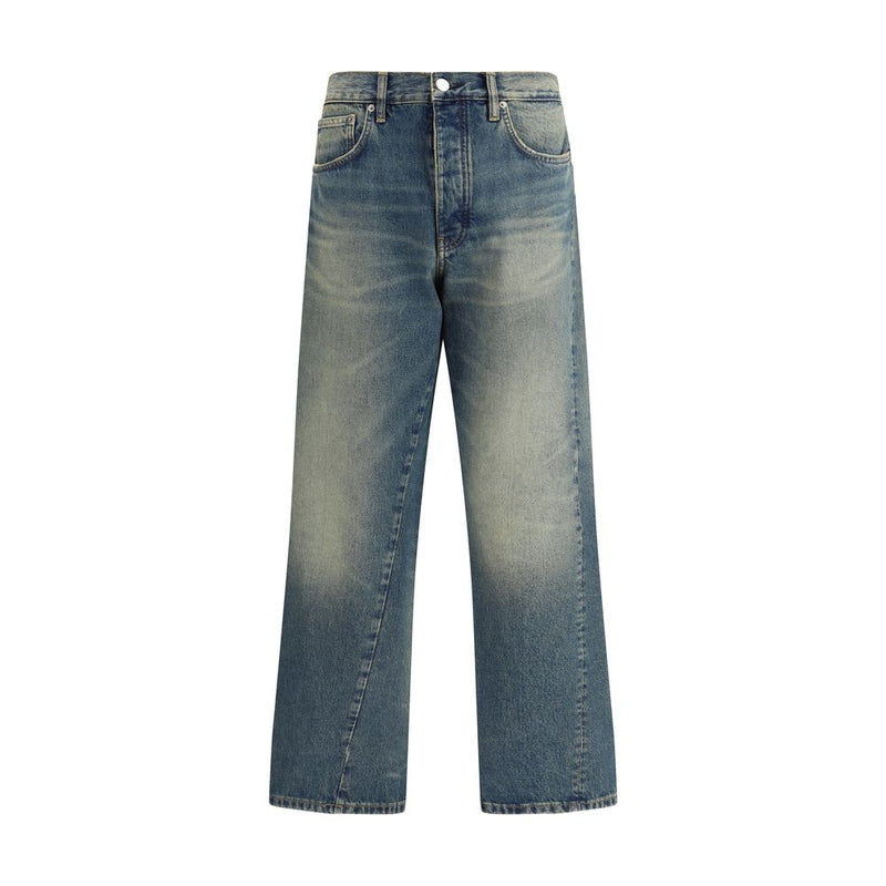 Blue Cotton Jeans Denim