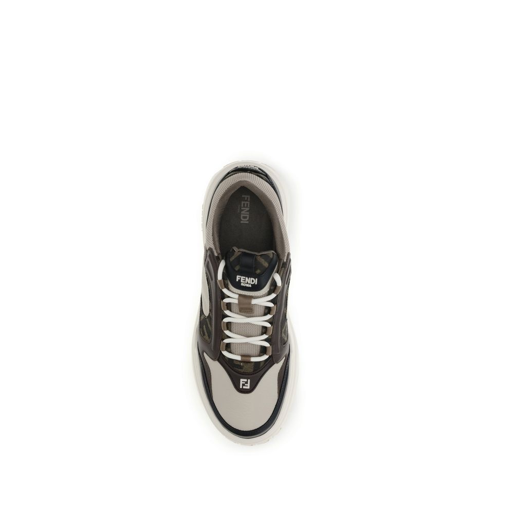 Black Calf Leather Bos Taurus Low Top Sneakers