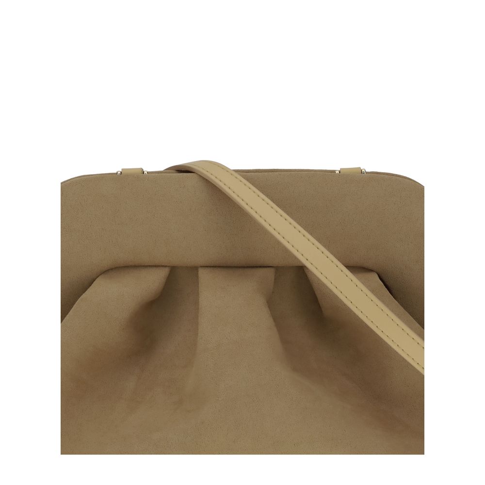 Beige Other Fibres Clutch Bag