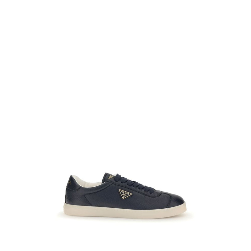 Blue Calf Leather Bos Taurus Low Top Sneakers