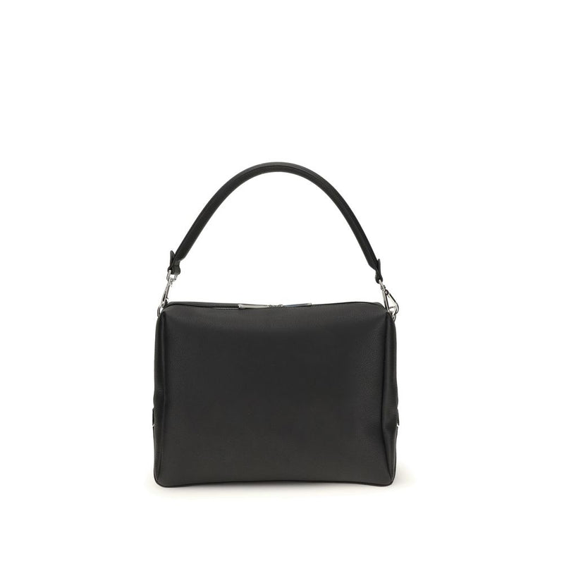 Black Calf Leather Bos Taurus Shoulder Bag