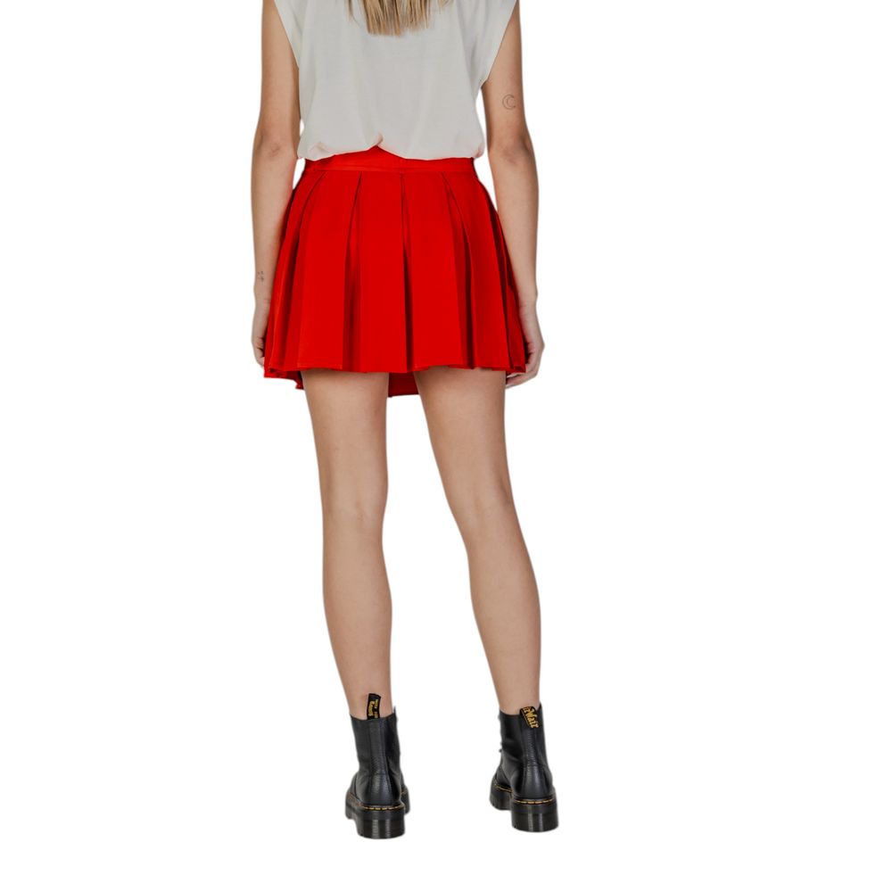 Multicolor Recycled Polyester Mini Skirt