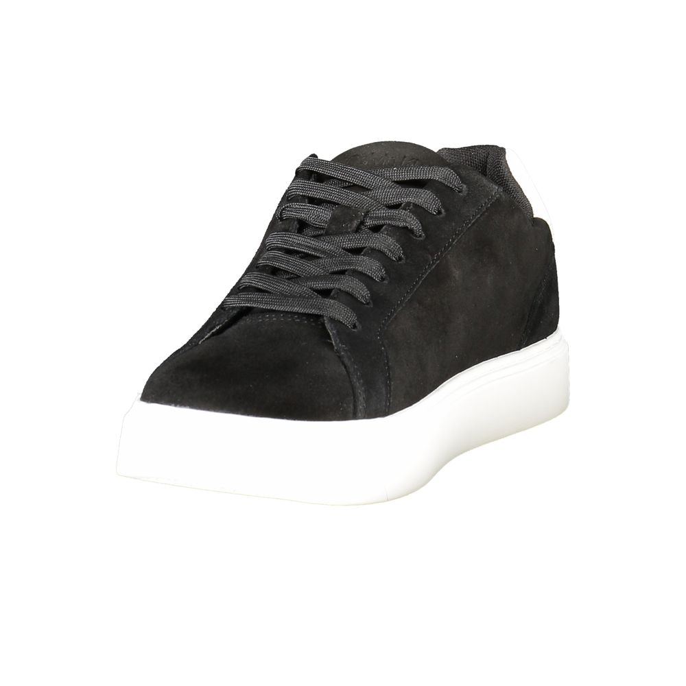 Black Polyester Sneaker