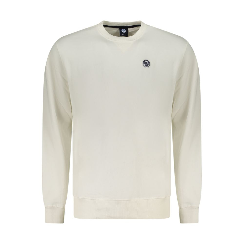 White Cotton Sweatshirt