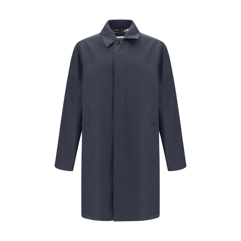 Blue Cotton Coat