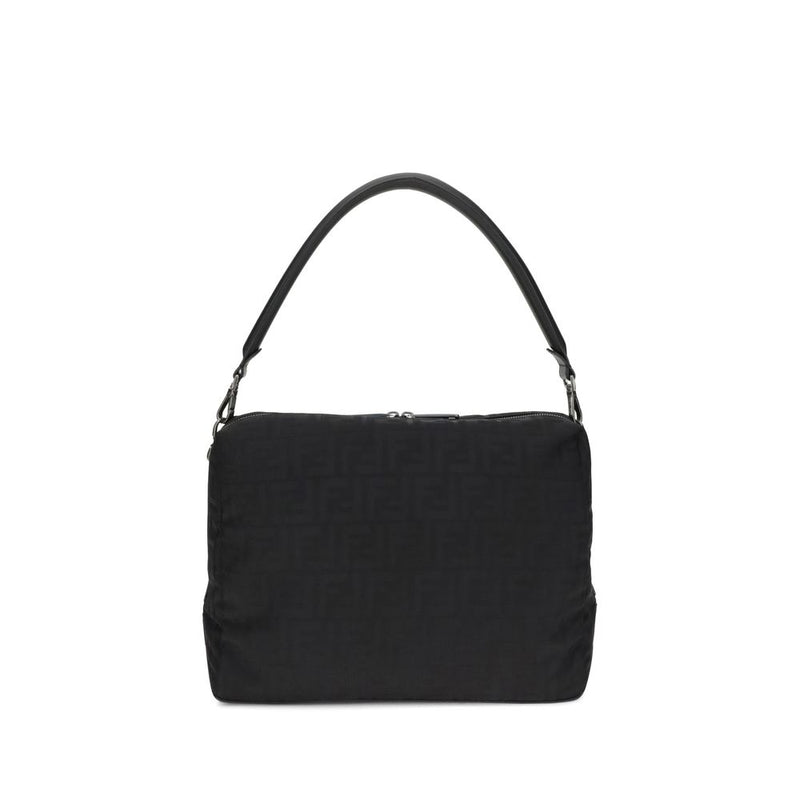 Black Polyamide Shoulder Bag