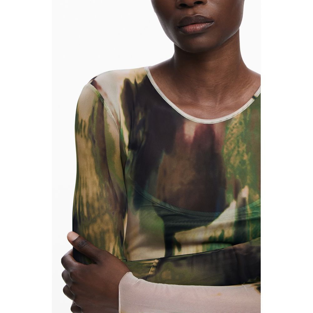 Green Polyester Dress