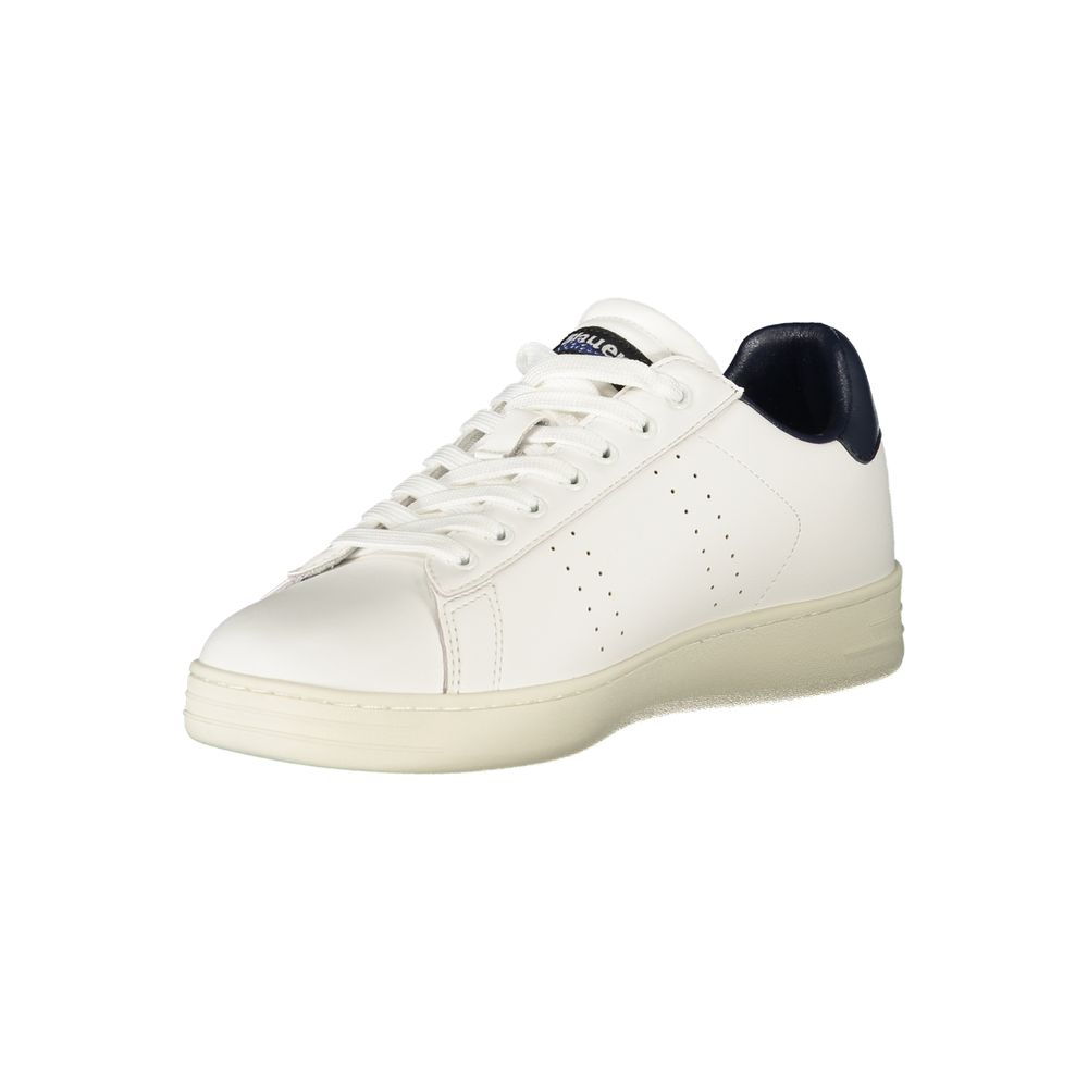 White Polyester Sneaker