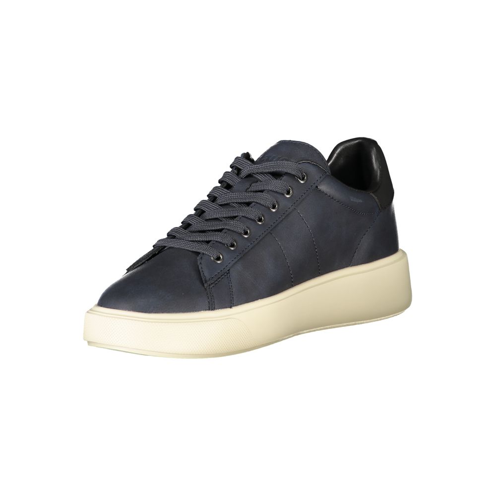 Blue Polyester Sneaker